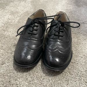 Modcloth Wanted Black Oxford Flats Shoes Size 7